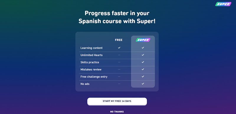 talkREAl-Blog-Duolingo-Test-Plus Perks of subscribing to Duolingo