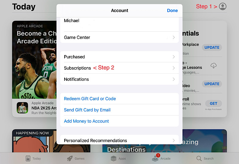 Cancellation AppStore Step by Step
