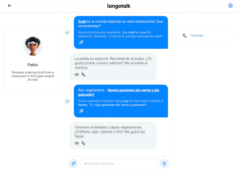 Conversation Snippet