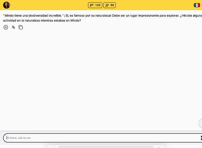 YourTeacherAI Chat Example