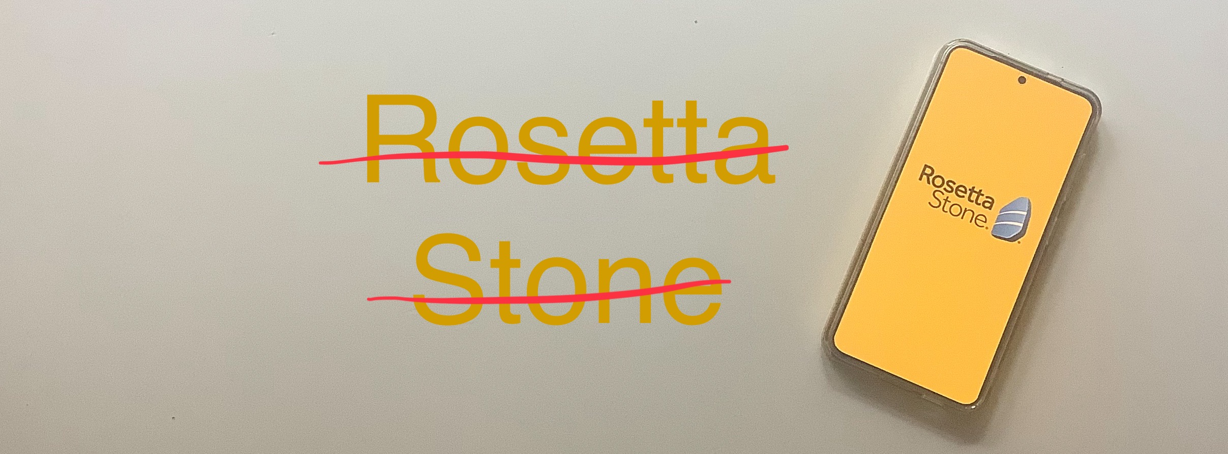 Rosetta Stone Cancellation Cover