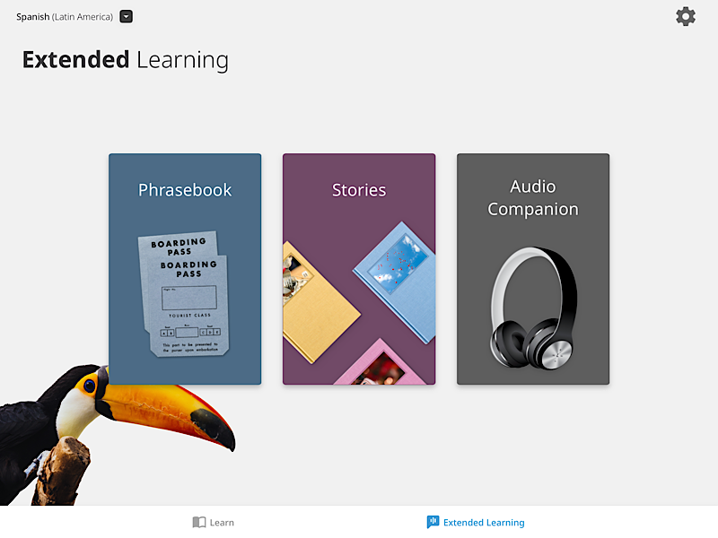 Extended Learning on Rosetta Stone