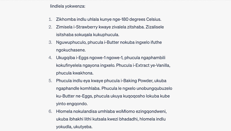 Xhosa lernen mit KI