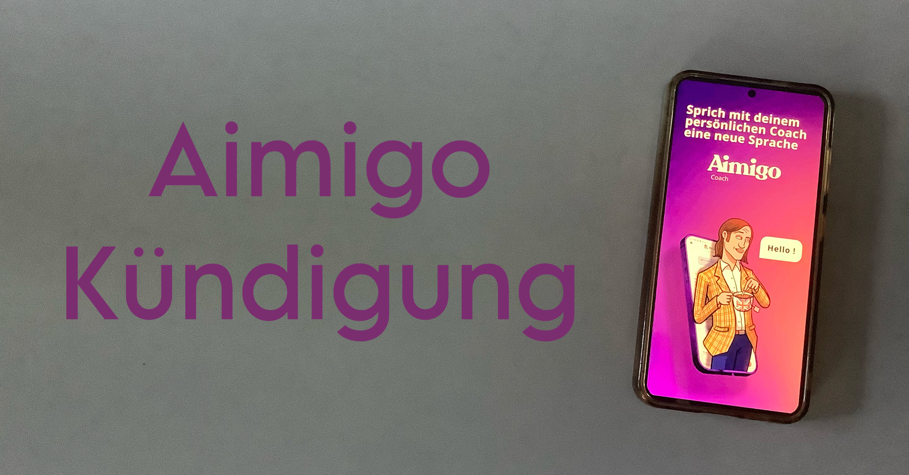 Aimigo Kündigung Anzeigebild