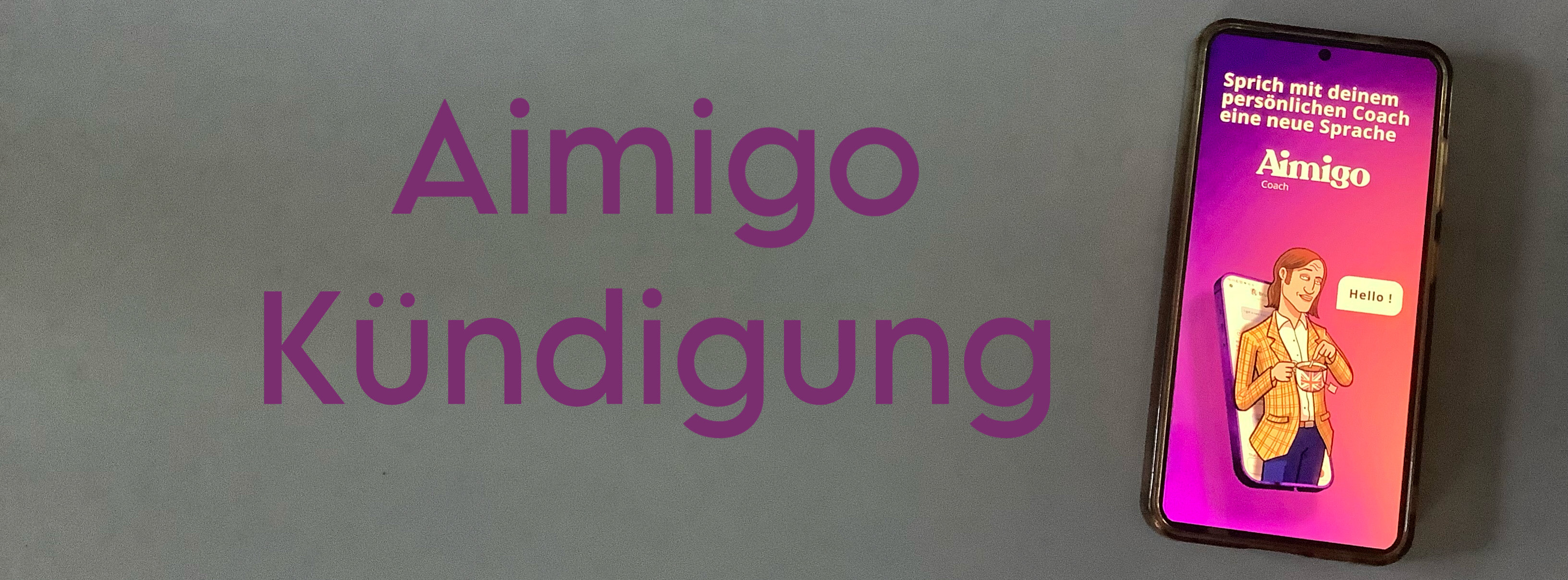 Aimigo Kündigung Anzeigebild