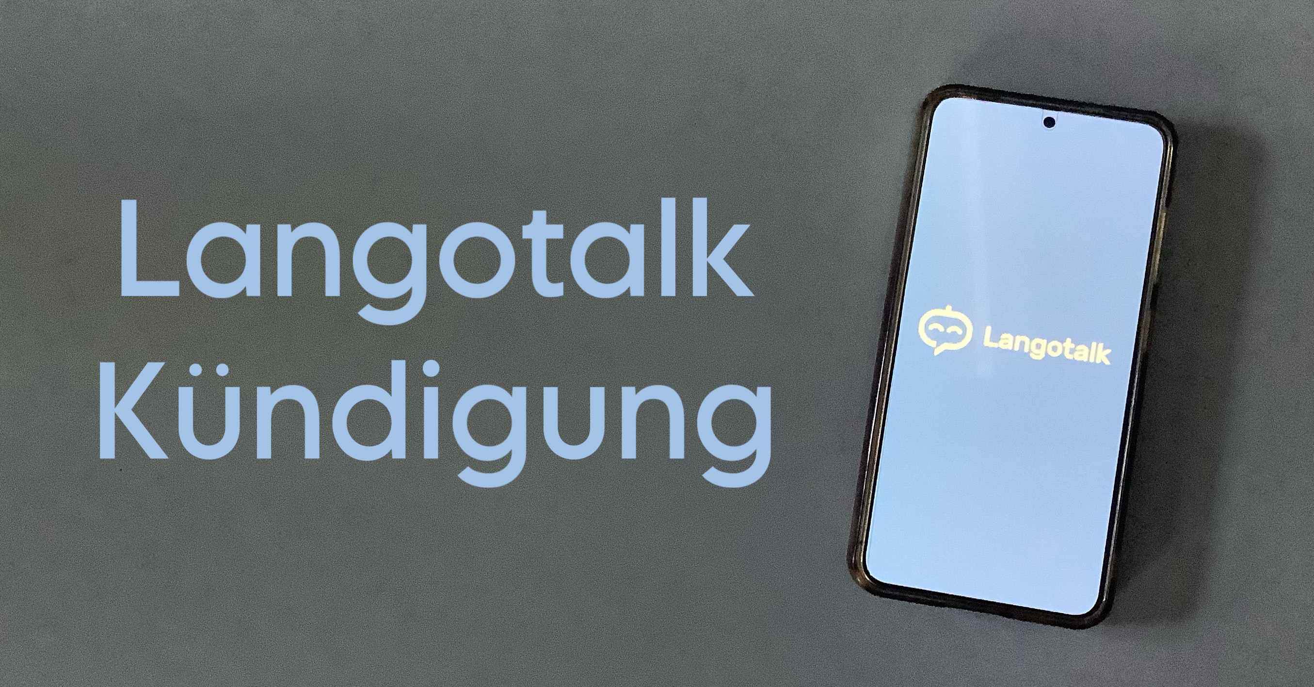 Langotalk Kündigung Anzeigebild