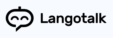 Langotalk Logo Schriftzug